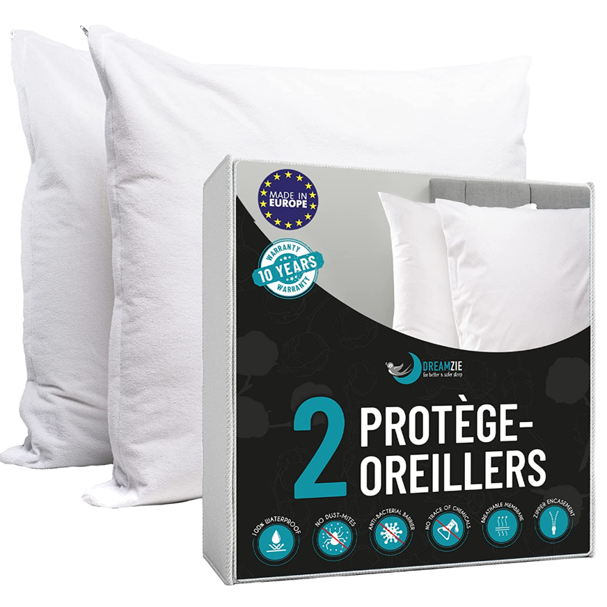 Housse oreiller anti-acarien Dreamzie